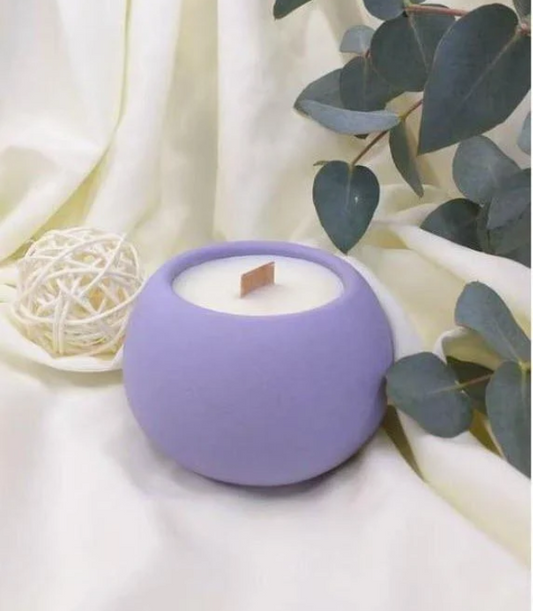 Handmade Scented Candle — Lavender (English Lavender, Eucalyptus & Soft Woods)